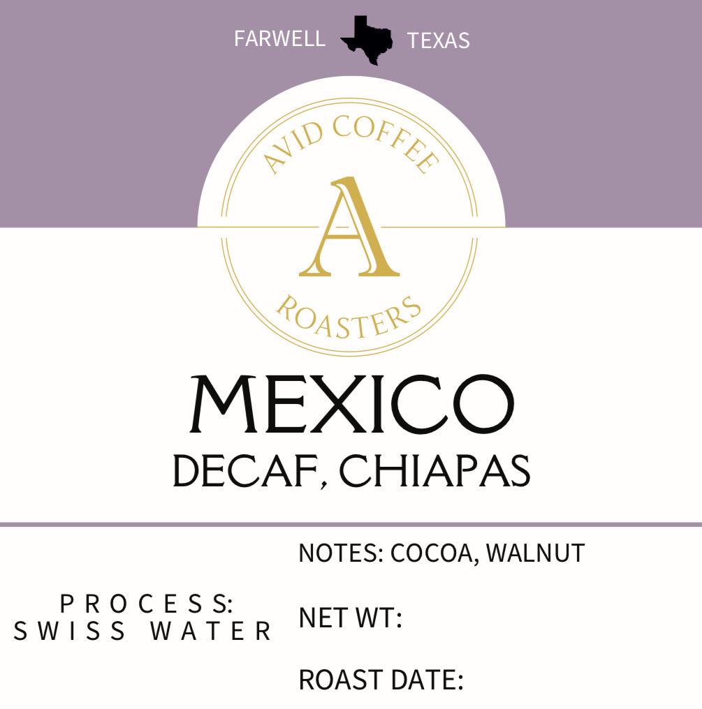 Decaf Mexico,Chiapas