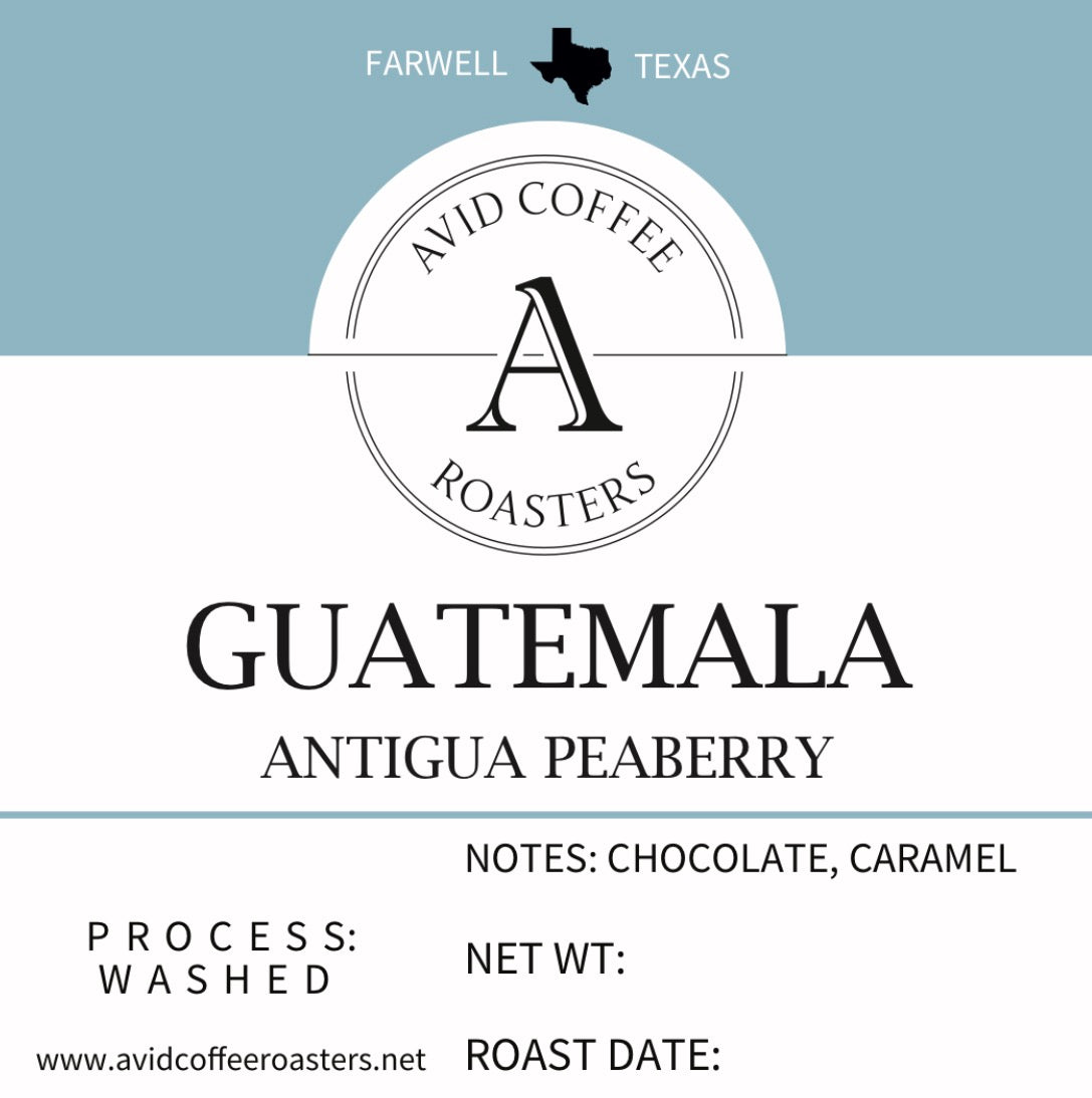 Guatemala,Antigua Peaberry